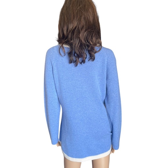 Claudia Michole Cashmere Classic V-Neck Pullover LG - Picture 4 of 12